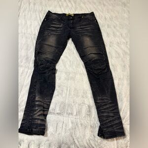 Demolition Men Jeans Size 36 Black Y2K